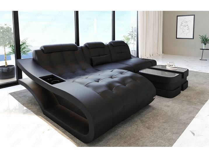 Ecksofa Elegante L-Form Leder