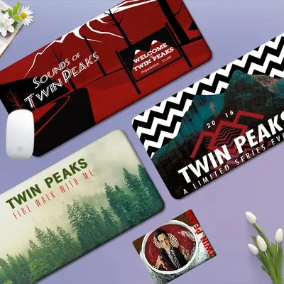 T-TWIN-PEAKS Großes XXL Gaming Laptop Computer Schreibtischunterlage Mauspad Mauspad Notebook Mousepad Gamer