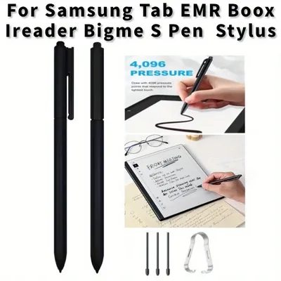 Elektromagnetischer Stift für Samsung Tablets S6 S7 S9 S10 mit 4096 Druckstufen, Neigungsunterstützung und elektronischer Radierfunktion