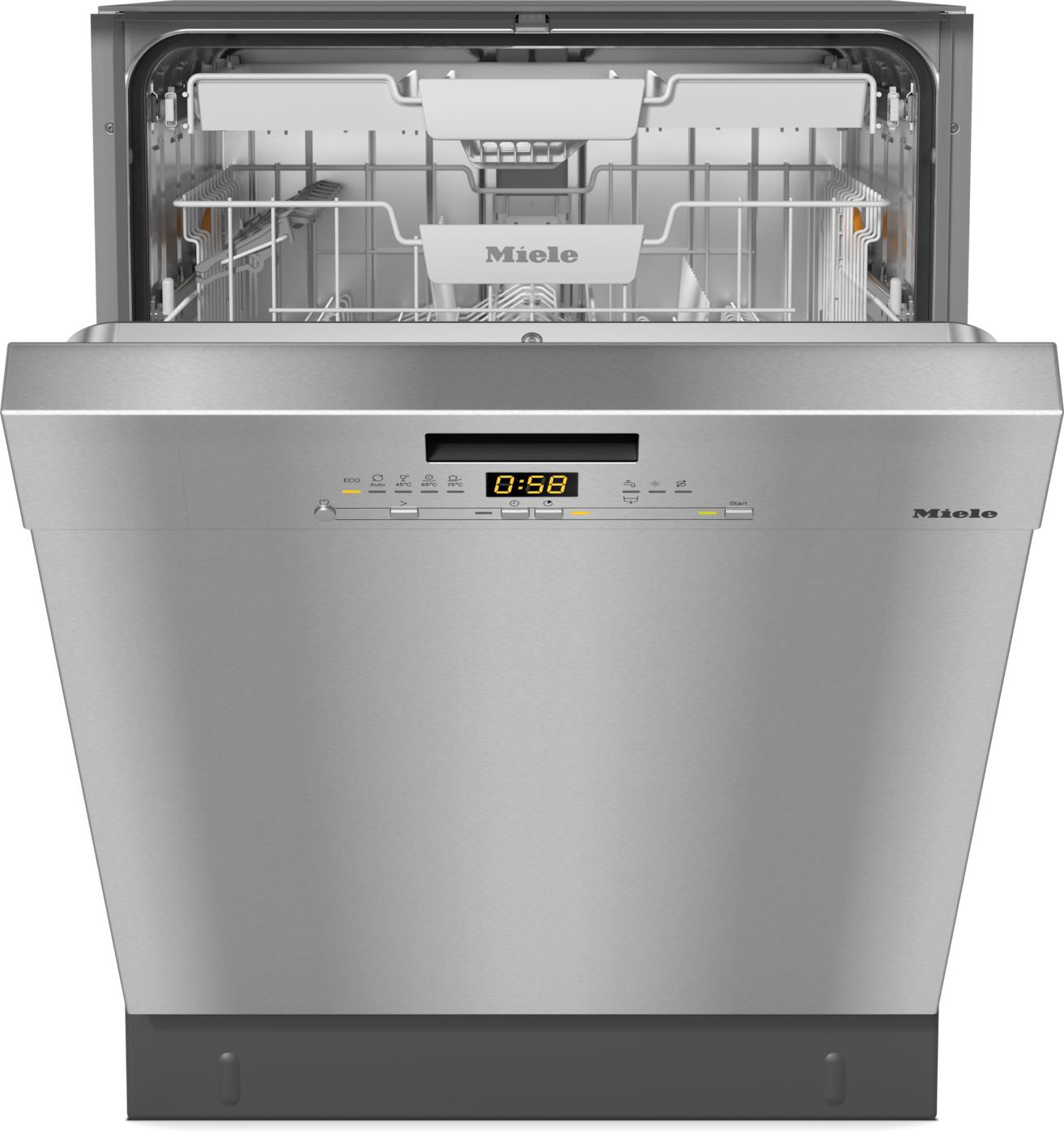 MIELE Unterbaugeschirrspüler "G 5611 SCU Active", Energieeffizienz: A (A-G), silber (silberfarben), B:59,8cm H:80,5cm T:57cm, Geschirrspüler, Topseller