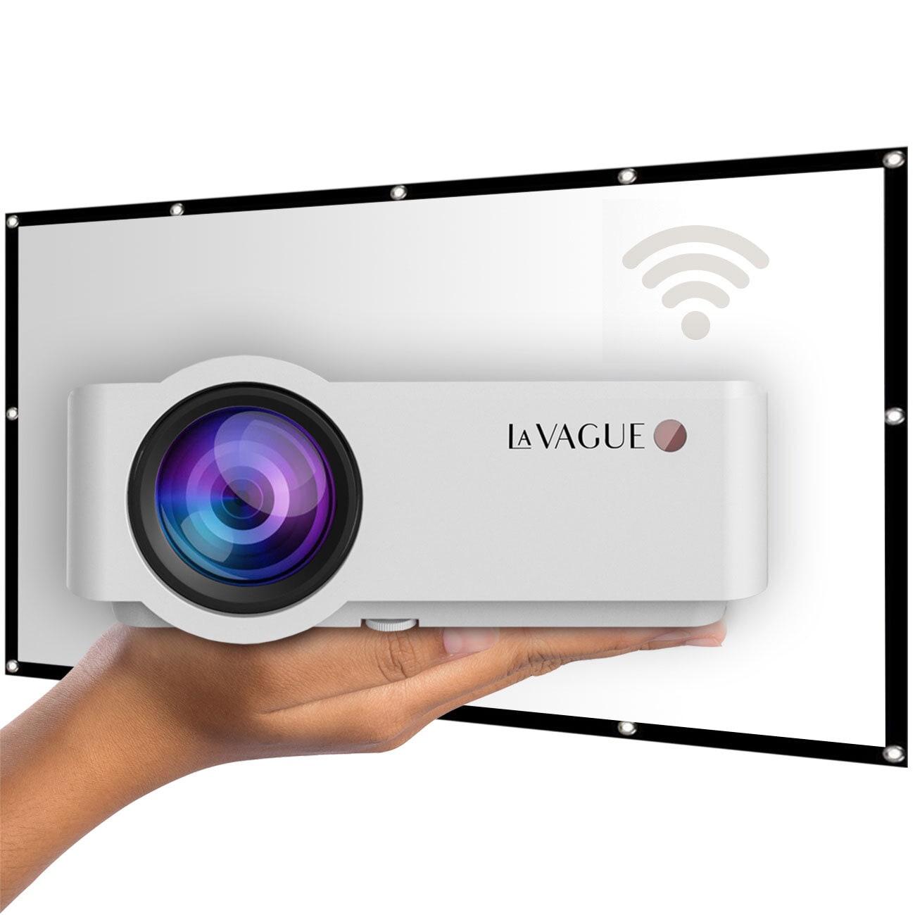 LA VAGUE LED-Beamer "LED-Projektor inkl. LV-STA100FP LV-HD340 Wi-Fi Bundle", weiß, Beamer