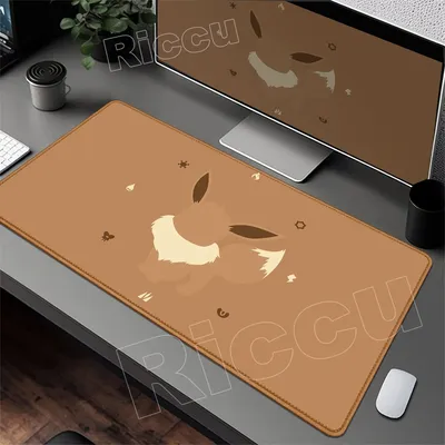 HD Eeveelutions Schreibtischunterlage Anime Eevee Vaporeon Umbreon Sylveon Mauspad Gaming Laptop Tastatur Pad Computerzubehör Mousepad