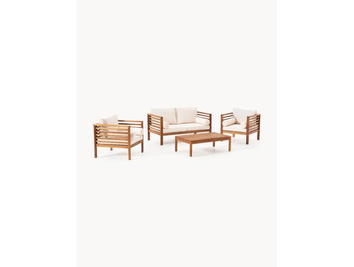 Garten-Lounge-Set Bo aus Akazienholz, 4er-Set