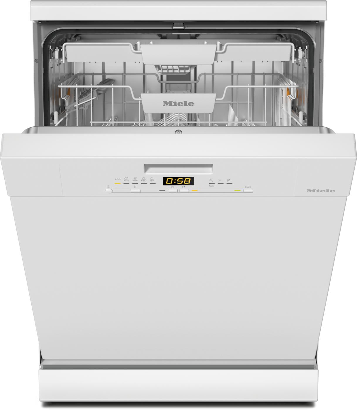 MIELE Standgeschirrspüler "G 5611 SC Active", Energieeffizienz: A (A-G), silber (weiß), B:59,8cm H:84,5cm T:60cm, Geschirrspüler