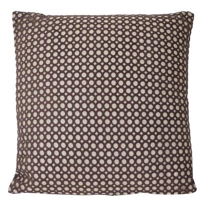 Mendler Deko-Kissen Gold, Sofakissen Zierkissen mit Füllung, braun Glanz-Effekt 40x40cm