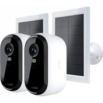 ARLO Smart Home Kamera "2 2K Outdoor Camera 2pack W/2 Solar Panel", weiß, B:5,3cm H:9,33cm T:5,93cm, Überwachungskameras