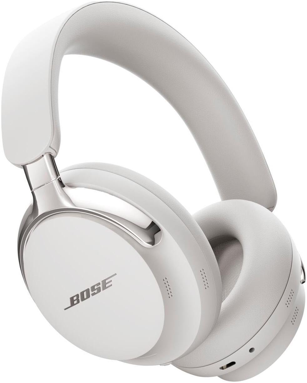 BOSE Over-Ear-Kopfhörer "QuietComfort Ultra Headphone (2nd Gen)", weiß, B:13,9cm H:19,55cm T:5,08cm, Kopfhörer
