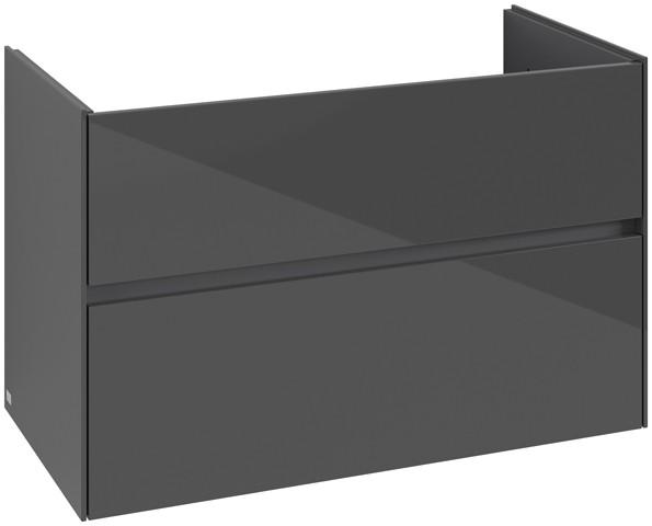 Villeroy & Boch Waschtischunterschrank Collaro C14500 472x609,5x961mm Glossy Grey C14500FP