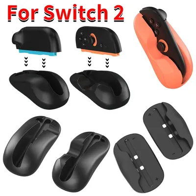 2PCS Gaming Controller Maus Ergonomische Links + Rechts Controller Halterung Ständer Halter für Nintendo für Schalter 2 freude-Con Zubehör