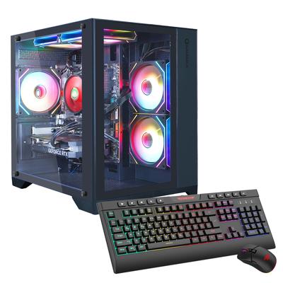 GAMEMAX Gaming-PC "Infinity Mini BK 7796 AMD Ryzen 7 5700X 5060Ti 16GB 1TB SSD", schwarz, Microsoft Windows 11 Home (64 Bit), 16 GB RAM 1.000 GB SSD, Desktop-PCs, Windows 11