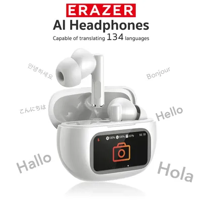 ERAZER XP12 AI Translation Ohrhörer In-Ear-Kopfhörer OWS Drahtlose Kopfhörer Gaming Niedrige Latenz Bluetooth V6.0 Geräuschunterdrückung