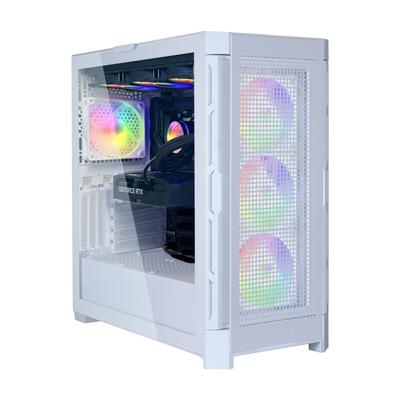 COUGAR Gaming-PC "DUOFACE PRO WT 7883 AMD Ryzen 7 9700X 32GB DDR5 1TB SSD RTX 5080", weiß, Microsoft Windows 11 Home (64 Bit), 32 GB RAM 1.000 GB SSD, Desktop-PCs, Windows 11, DDR5 RAM, Wasserkühlung