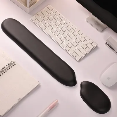 Memory-Schaum Tastatur-Mauspad Handgelenkauflage Handstütze Set 3D Niedliche Kawaii Büro Laptop Computer Gaming Mauspad Kissen Matte