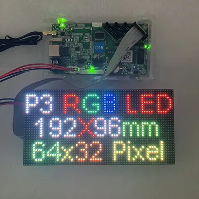 P3 Indoor Voll Farbe Led-anzeige Modul, ICN2037 RGB LED Panel 64*32,SMD2121 LED Matrix 3 in 1 RGB Panel.1/16 Scan,HUB75
