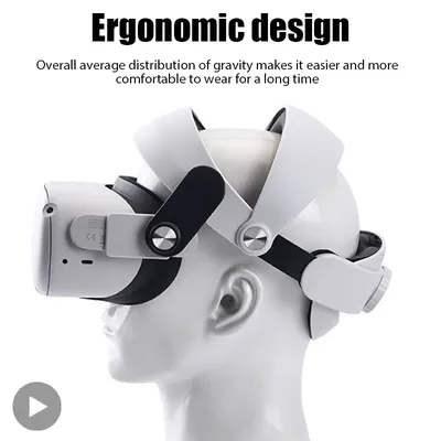 Stirnband Kopfband Halter Für Meta Quest 2 Quest 2 Virtual Reality VR Gläser Helm Headset Spiel Zubehör Gaming Einstellbar
