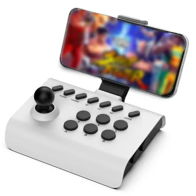 VILCORN Mini Arcade Joystick Wireless Gaming Controller für PC/Android/iOS Telefone Fighting Stick für Street Fighter/Mame Game