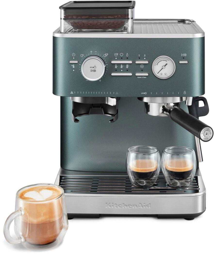 KITCHENAID Espressomaschine "5KES6551EBK", juniper, B:33,5cm H:39,5cm T:28,11cm, Kaffeemaschinen, Siebträger mit Mühle, Espressomaschine
