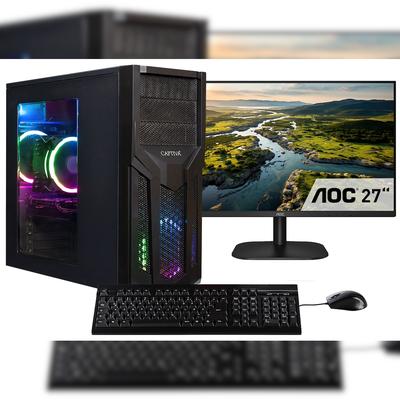 Captiva PC Power Starter R79-991 TFT Bundle (Ryzen 5 5600G/SSD 500GB/16GB/DVD-RW/WLAN/Windows 11 Home 64-bit)