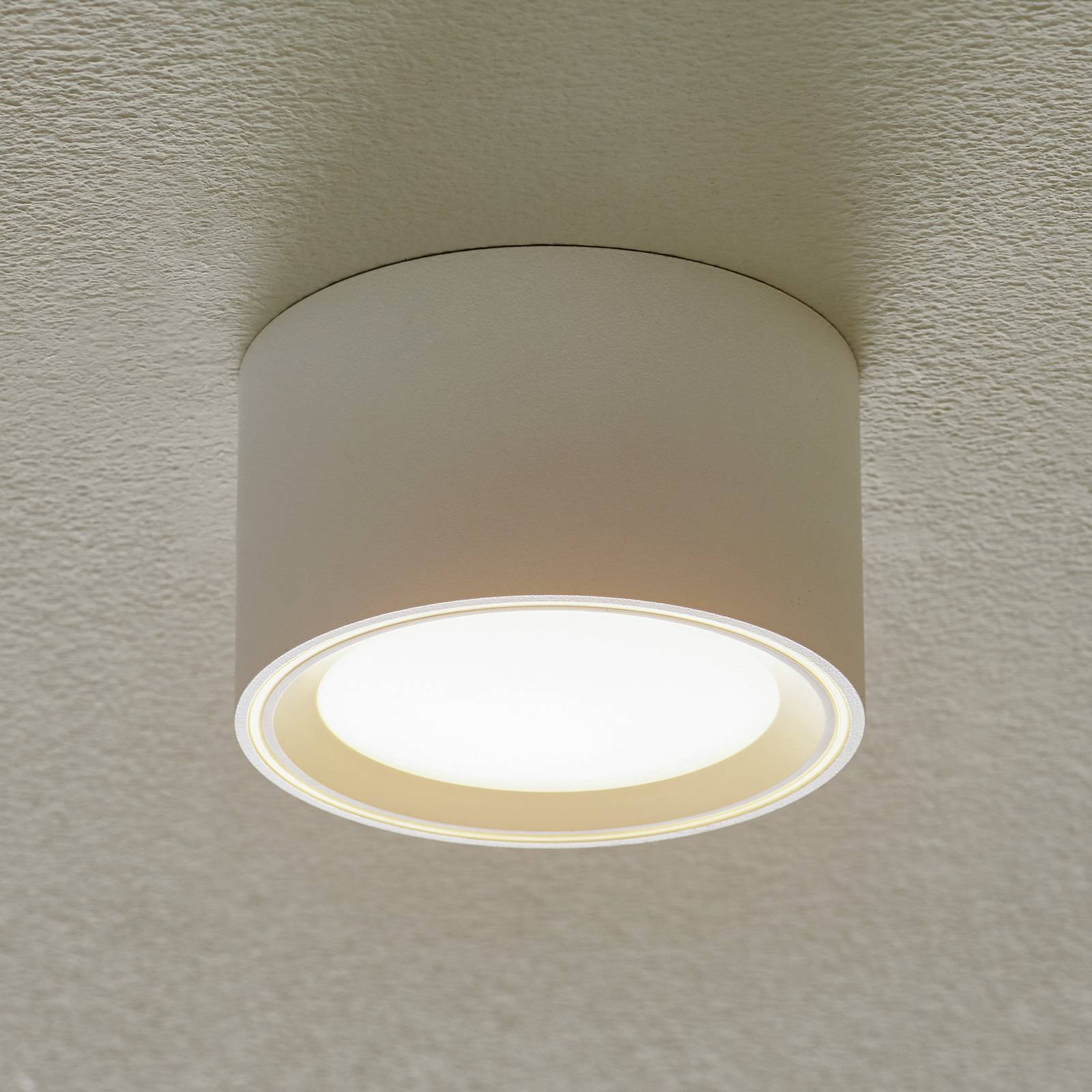 Nordlux LED Deckenlampe Fallon, dimmbar, weiß / opal, für Wohn- / Esszimmer, Metall, Modern, LED Deckenleuchte