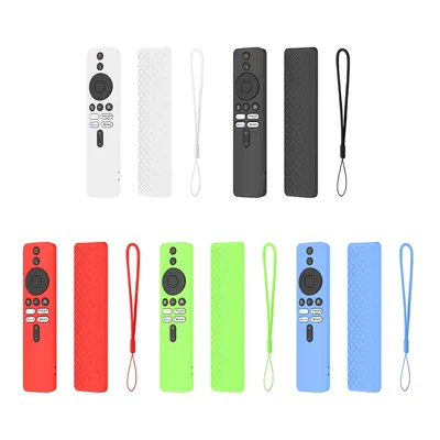 Drop-Proof Shell mit Lanyard Fernbedienung Abdeckung Schutz Stoßfest Anti-Rutsch Zubehör für Xiaomi 4K TV MiBoX 2nd Gen