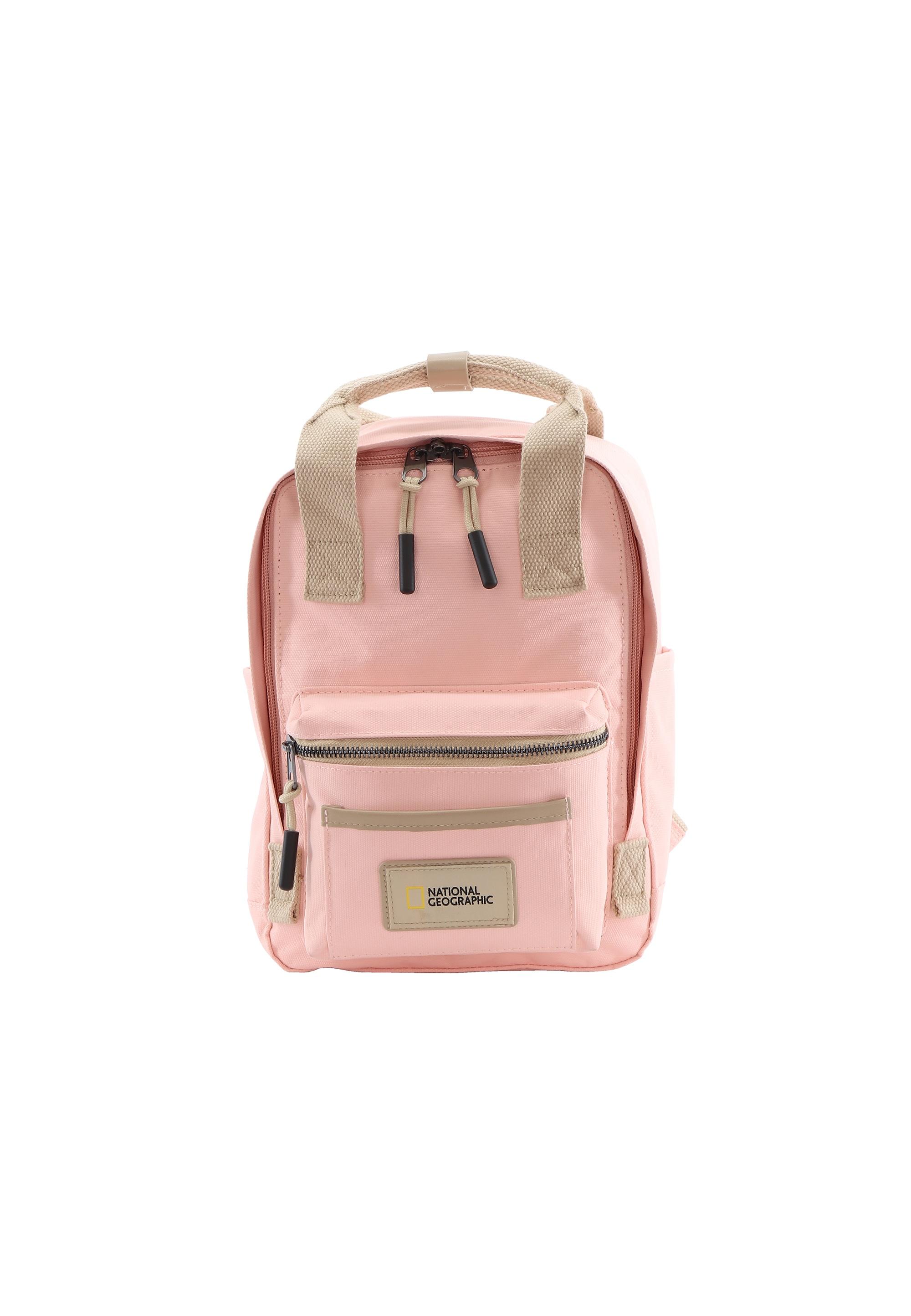 Cityrucksack NATIONAL GEOGRAPHIC "LEGEND", Gr. B/H/T: 20cm, pink, Nylon, Rucksäcke Cityrucksack, mit gepolstertem Laptopfach