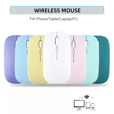 Drahtlose Bluetooth-kompatibel Maus Tragbare Stille Ergonomische Mäuse Für iPad Computer Laptop Tablet Telefon Büro Gaming Maus