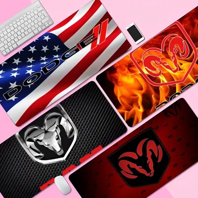D-Dodges Antilope Schwarz Rot Anime Anti-Rutsch PC Gaming Mauspad Gamer Schreibtischmatten Tastatur Pad Mause Pad Muismat