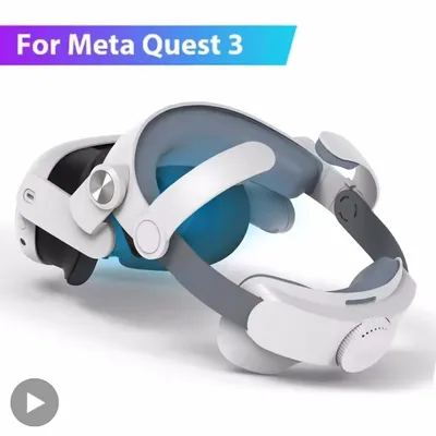 Für Meta Quest 3 Quest 3 Stirnband Kopfband Halter Virtual Reality VR Gläser Headset Helm Spiel Zubehör Gaming Einstellbar