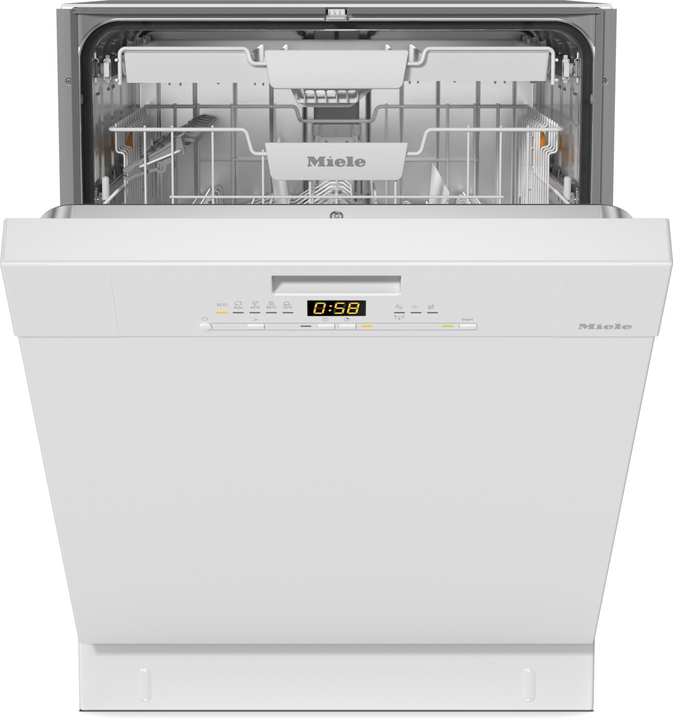 MIELE Unterbaugeschirrspüler "G 5611 SCU Active", Energieeffizienz: A (A-G), silber (weiß), B:59,8cm H:80,5cm T:57cm, Geschirrspüler, Topseller