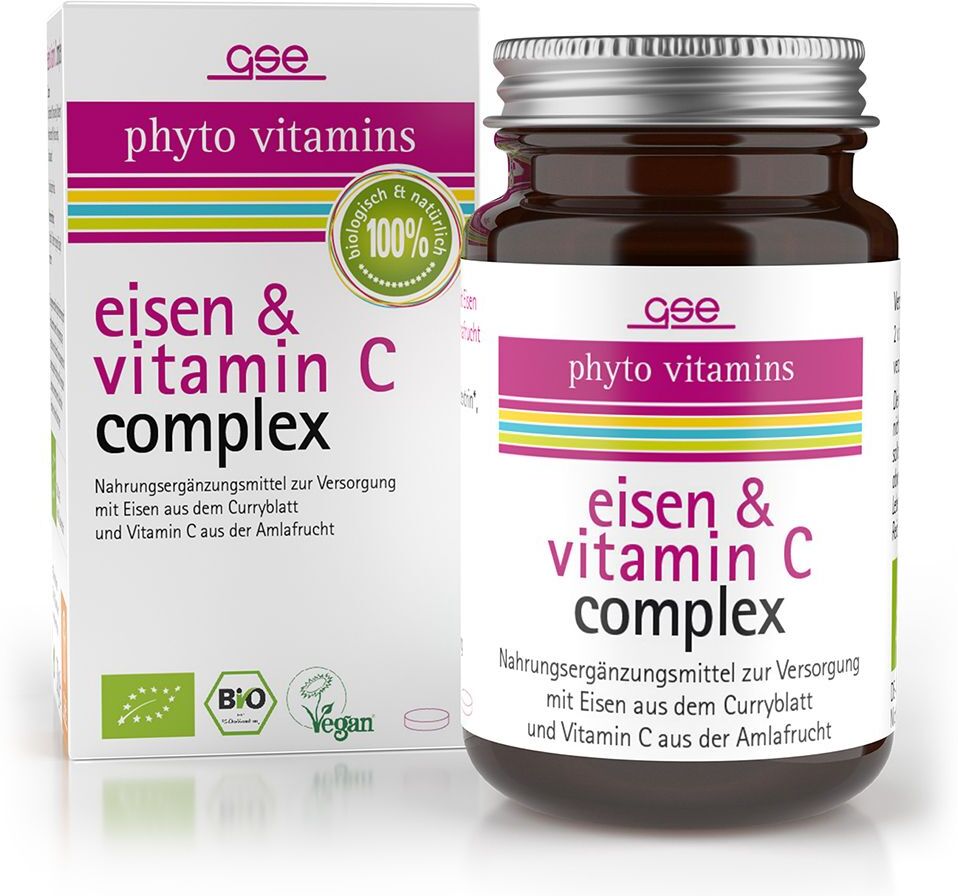 GSE Eisen & Vitamin C Complex Bio Tabletten 60 St