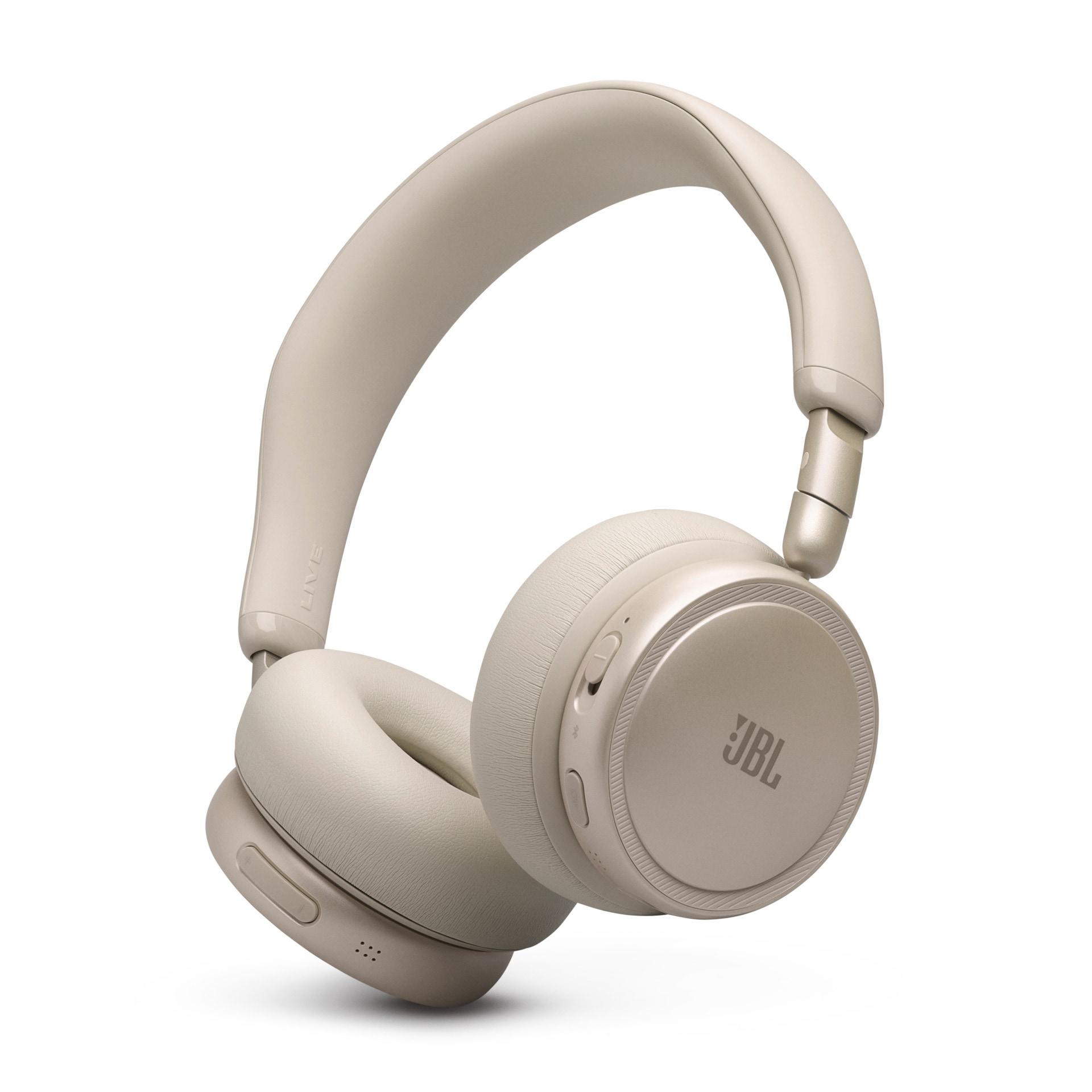 JBL On-Ear-Kopfhörer "LIVE 680NC", champagne, B:21cm H:5cm T:22,5cm, Kopfhörer, Kabelloser On-Ear-Kopfhörer mit Noise-Cancelling