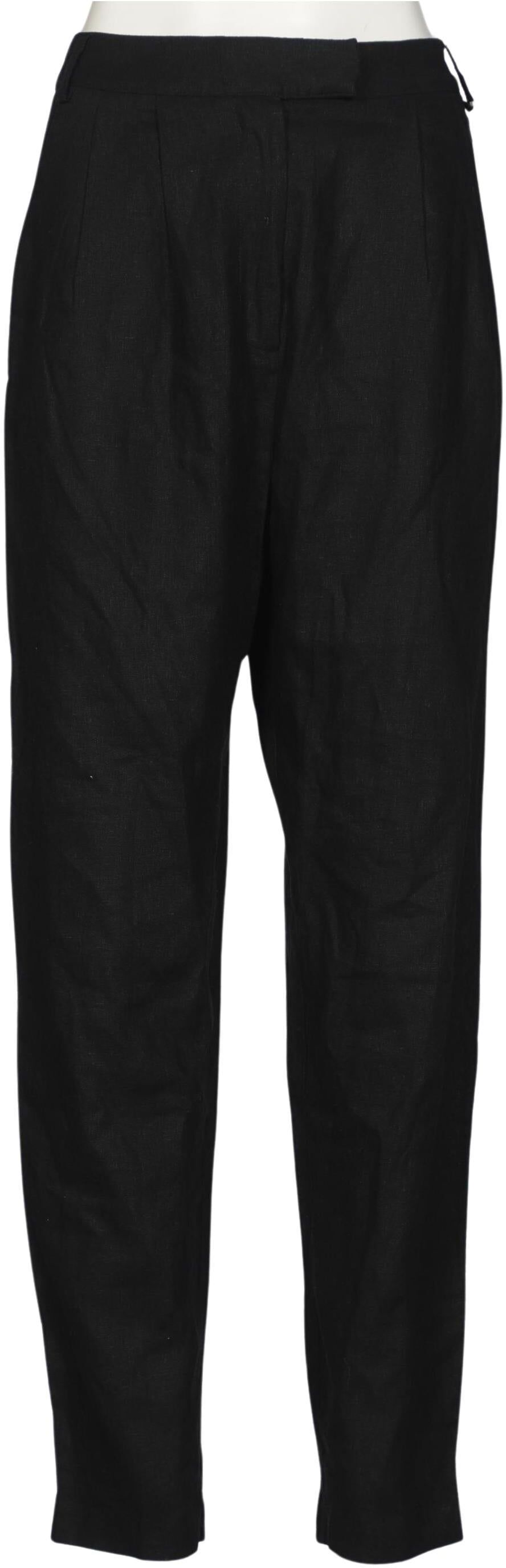 By Aylin Koenig Damen Stoffhose, Schwarz, Gr. S, Leinen / Viskose - Second Hand