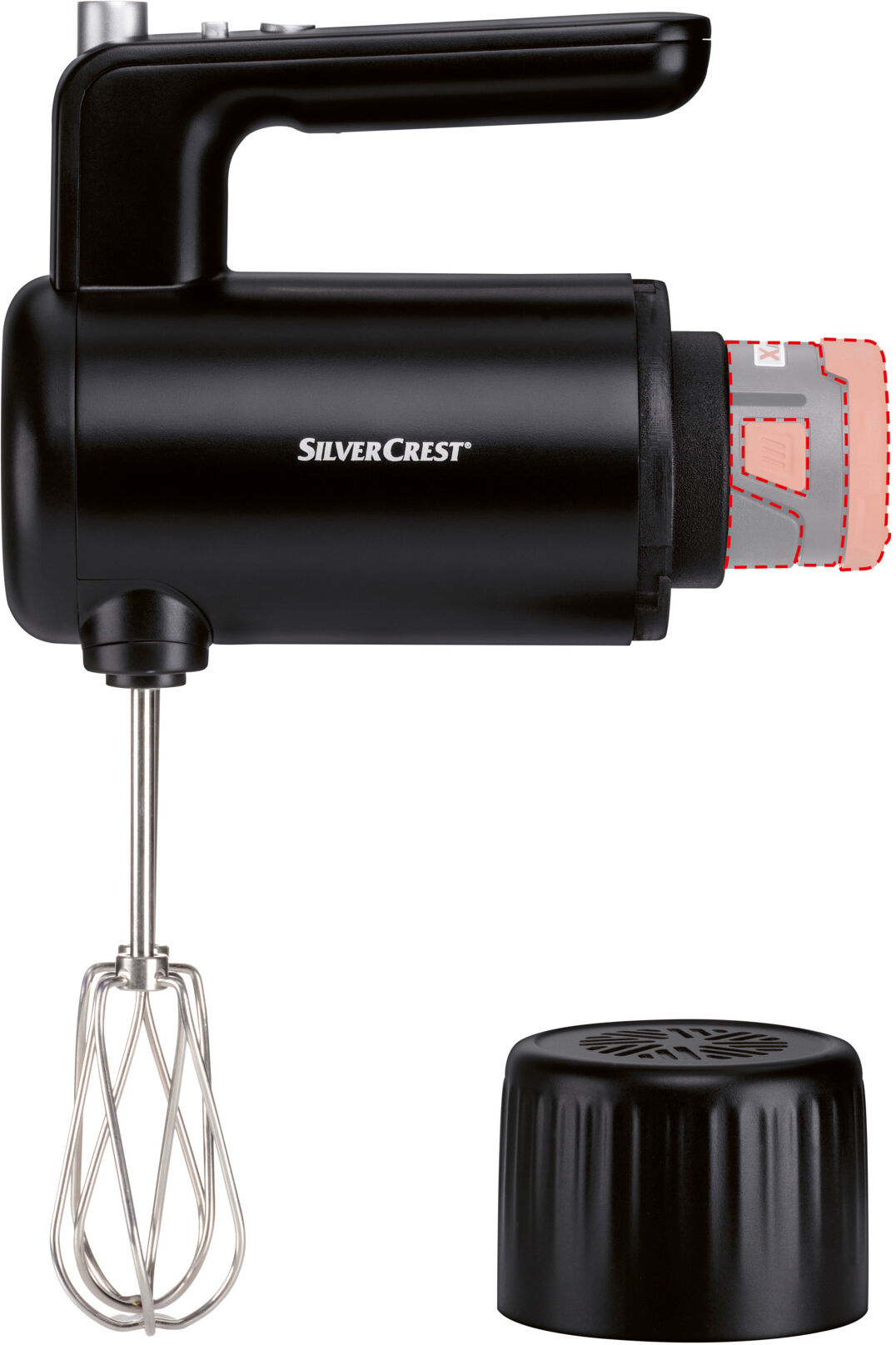 SILVERCREST® KITCHEN TOOLS 12V-Akku-Handmixer SHMA 12 A1, mit 2 Rührbesen