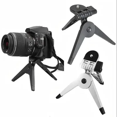 Universeller tragbarer klappbarer Stativständer für Canon Nikon Sony Kamera DV Camcorder DSLR SLR Kamerastative Zubehör Gurtgürtel