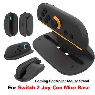 2PCS Gaming Controller Maus Stehen Ergonomische Links + Rechts Controller Halterung Ständer Halter für Schalter 2 Joy-Con Gaming Zubehör