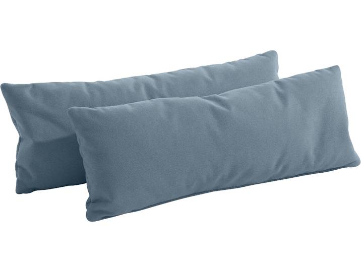 Polsterauflage SIT & MORE Brisbane , blau (hellblau), B:65cm H:25cm T:13cm, Soft clean (98% Polyester, 2% Polyamid), Polsterauflagen, Sofa-Zubehör Deko-Kissen, Nierenkissenset