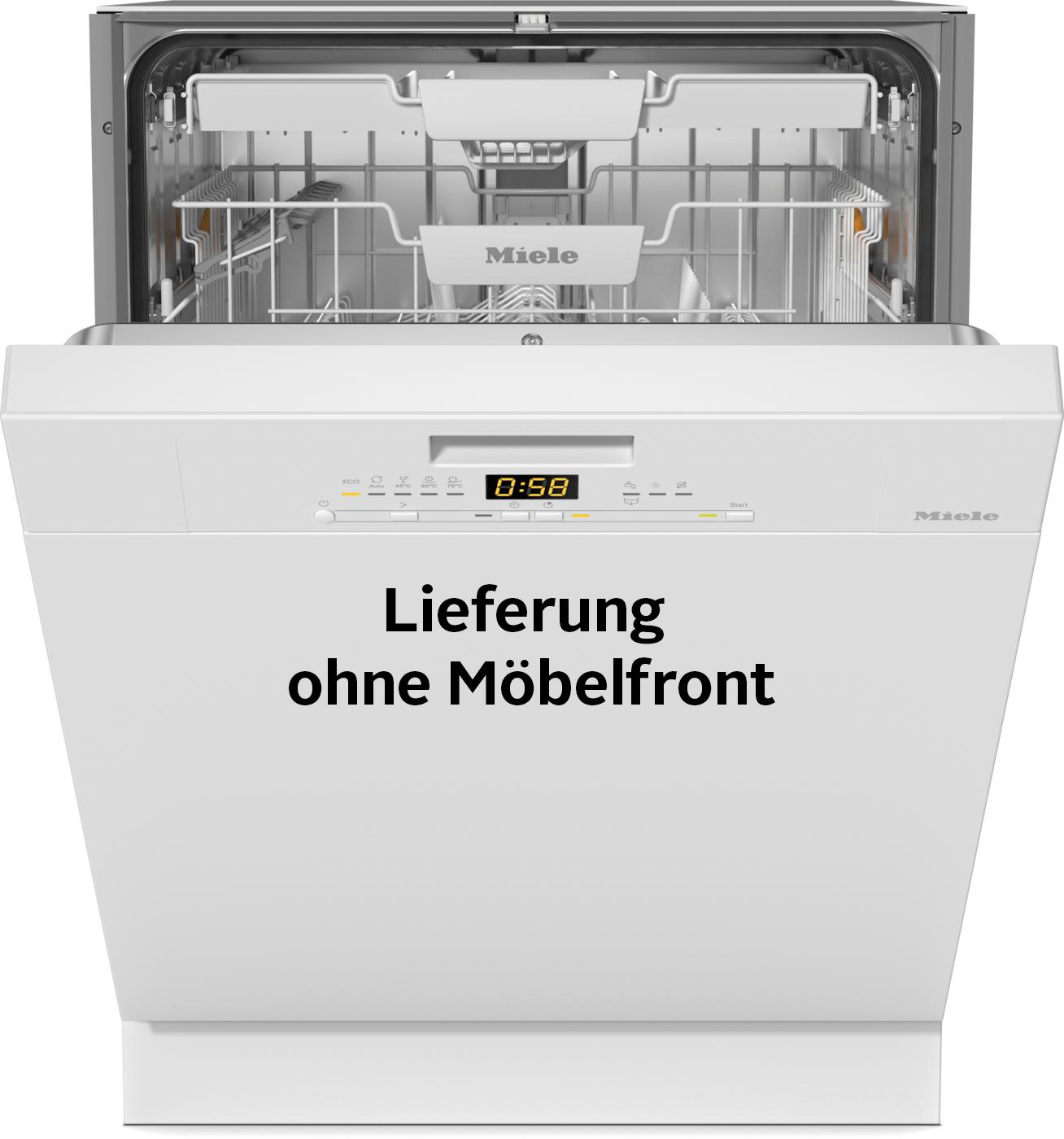 MIELE teilintegrierbarer Geschirrspüler "G 5611 SCi Active", Energieeffizienz: A (A-G), silber (weiß), B:59,8cm H:80,5cm T:57cm, Geschirrspüler