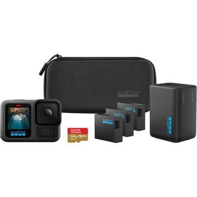 GOPRO Action Cam "HERO13 Extended Power Bundle", schwarz, B:7,18cm H:5,08cm T:3,36cm, Camcorder