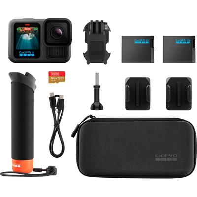 GOPRO Action Cam "HERO13 Black + Zubehör-Bundle", schwarz, B:7,18cm H:5,08cm T:3,36cm, Camcorder