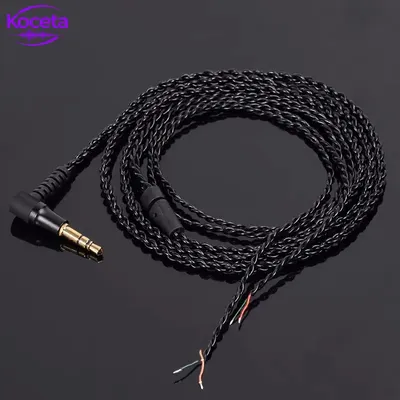 Koceta DIY OFC UE Kabel Ersatz-Reparaturkabel HiFi Audio Kopfhörer Headset Wartungskabel 1,2M für Sennheiser