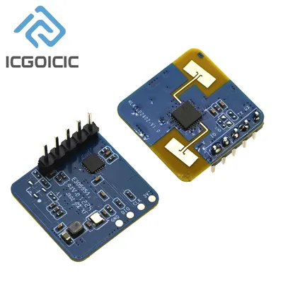 HLK-LD2402 24 GHz menschlicher Anwesenheitssensor 7 m Radarmodul GPIO UART für AIoT Smart Lighting