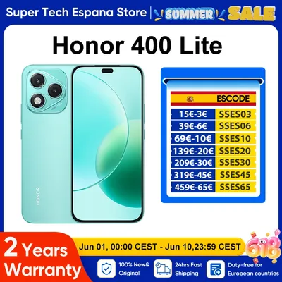 Neues Honor 400 Lite 5G Smartphone Mediatek Dimensity 7025-Ultra 6,7 Zoll Kamera-Taste 108MP HD 5230mAh 35W Superladung AMOLED