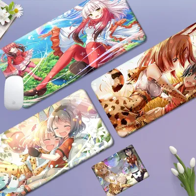 Kemono Friends Großes XXL Gaming Laptop Computer Schreibtischunterlage Mauspad Mauspad Notebook Mousepad Gamer