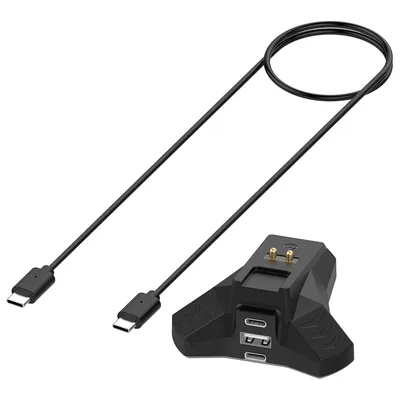 Maus-Ladestation, rutschfeste Füße, kabelloses Gaming-Maus-Ladegerät, Ladestatusanzeige für Razer DeathAdder V2 Pro/Naga Pro