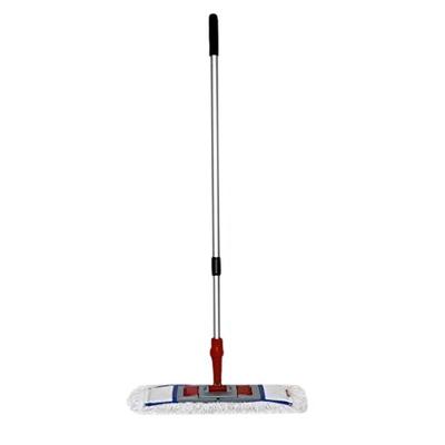 CleanSV MopSet 40 cm 3 teilig, Bodenwischer Wischset Putzset: Mophalter, Wischmop und Teleskopstiehl