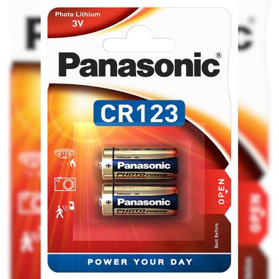 Panasonic CR123A Photobatterie - 2er Blister