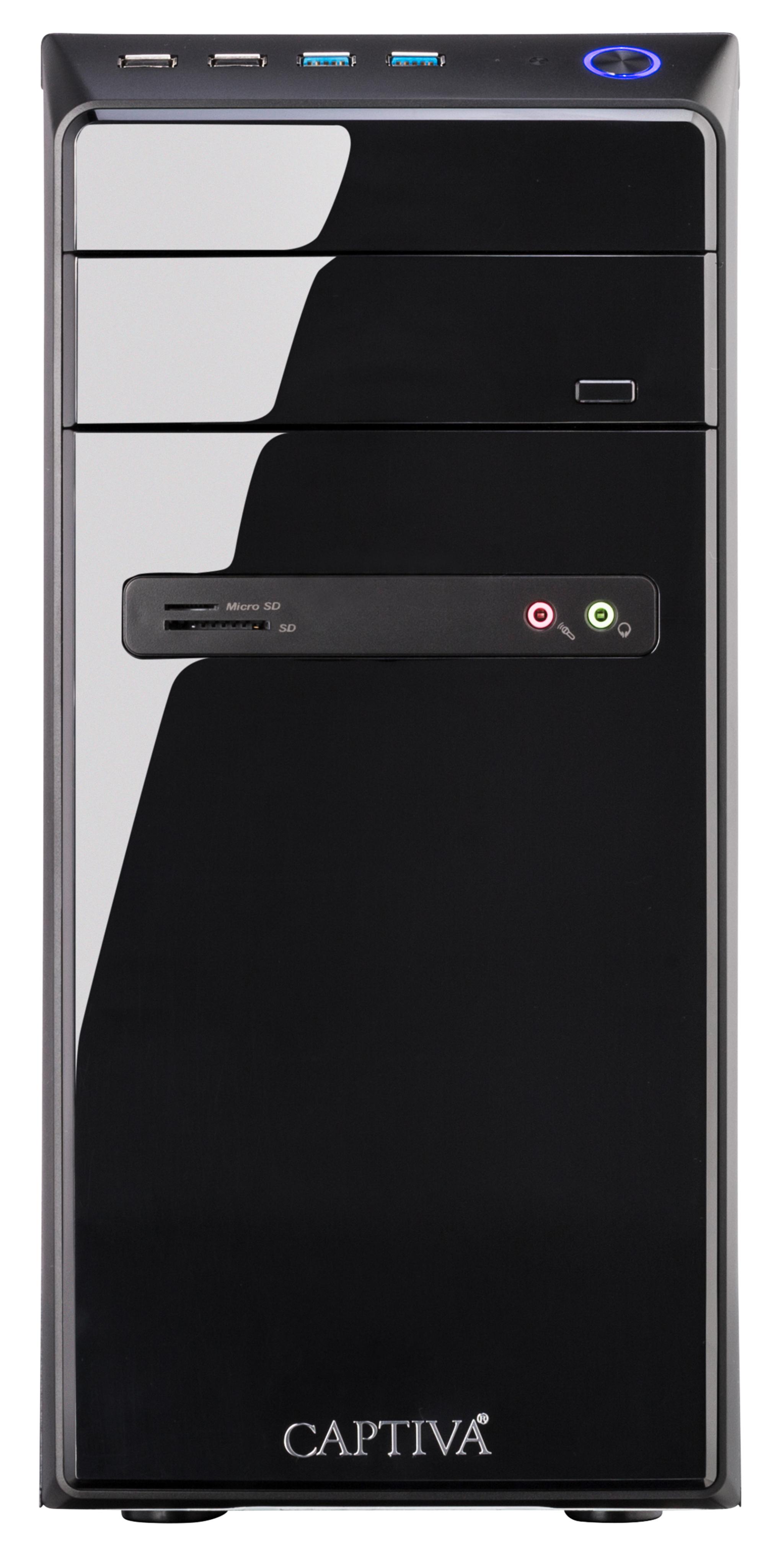 CAPTIVA Business-PC "Power-Starter I80-353", schwarz, Microsoft Windows 11 Home (64 Bit), 16 GB RAM 1.000 GB SSD, Desktop-PCs