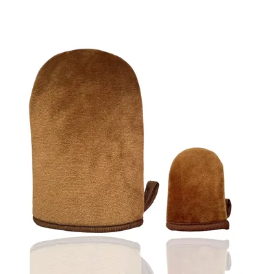 2/4er-Pack Sunless Bräunungsset Selbstbräuner Handschuh Körperlotion Applikator Mitt