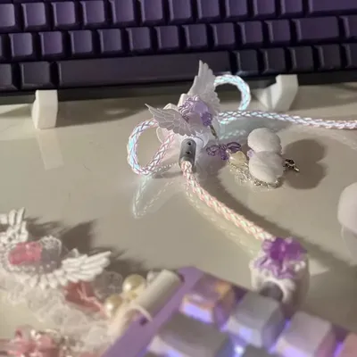 8K Mechanische Tastatur Aviator Kabel Draht Typ-C Port Emit Licht Kabel Dekoration Angepasst Esports Gaming Tastatur Datenkabel