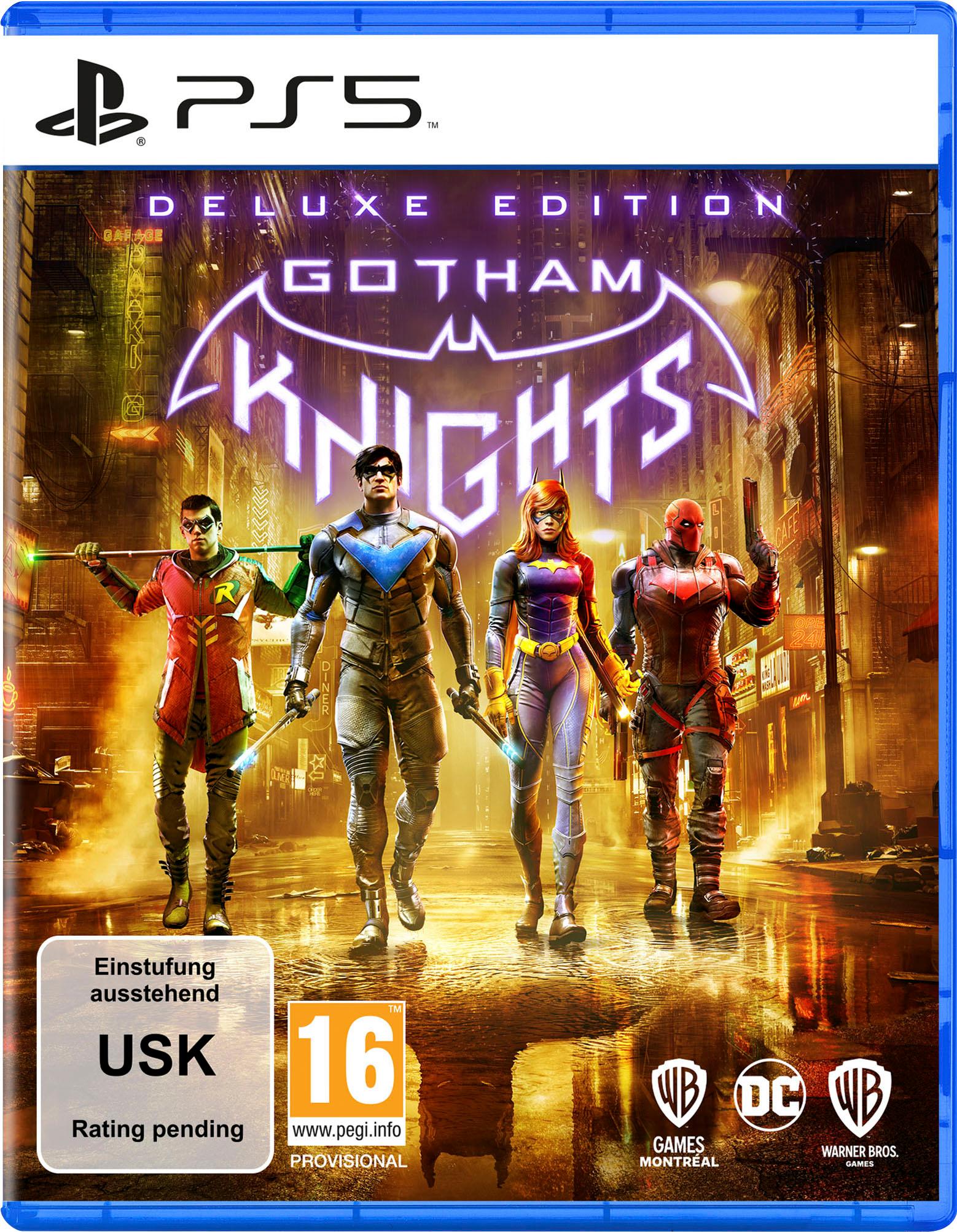 WARNER GAMES Spielesoftware "Gotham Knights Deluxe Edition", gelb (ohne farbbezeichnung), PlayStation 5, Spielesoftware